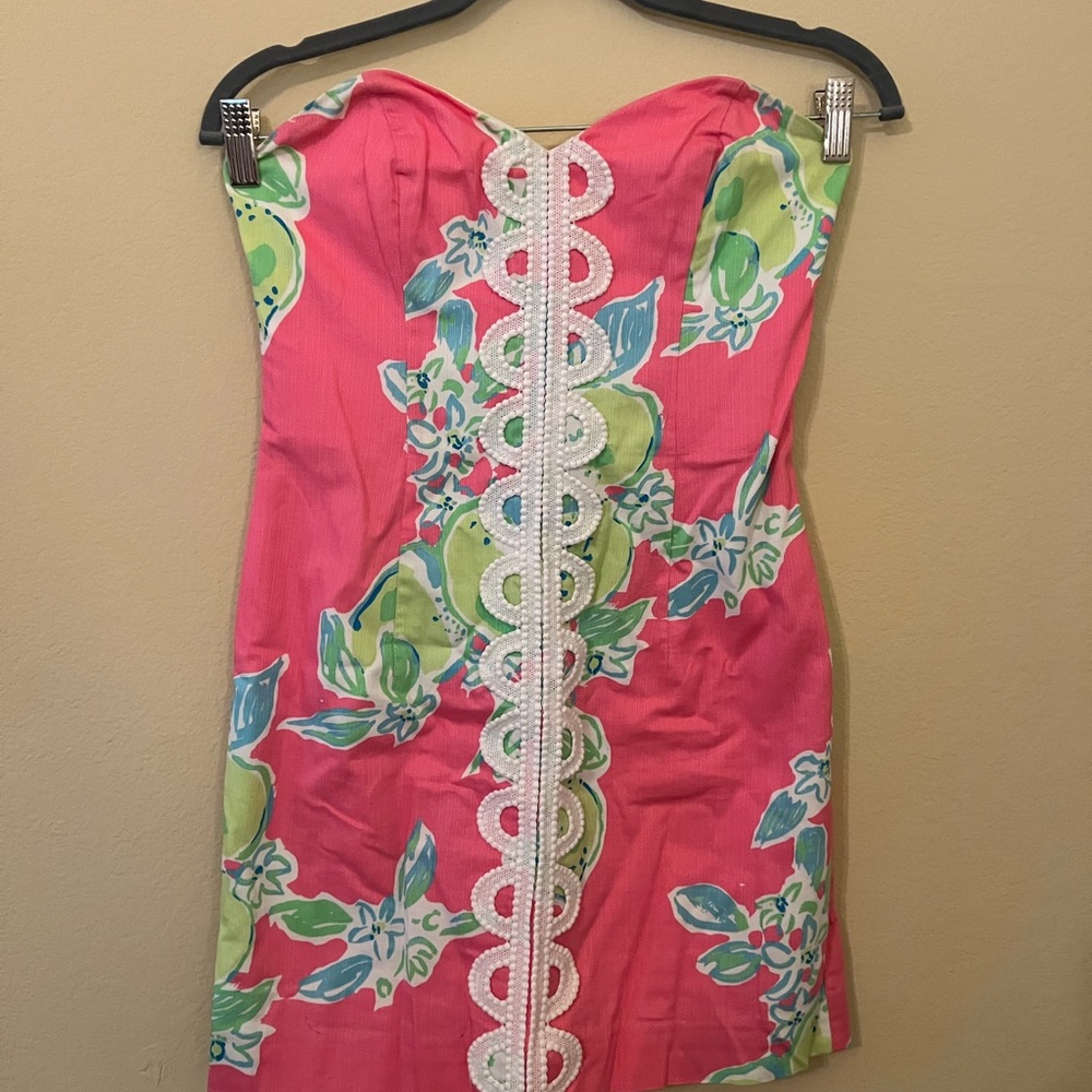 Lilly Pulitzer Size 0 Strapless Dress